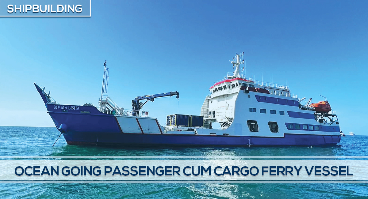 Ocean Going Passenger Cum Cargo Ferry Vessel